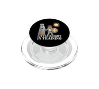 Piccolo cavaliere in addestramento Warrior Boy Medieval Knight Kid PopSockets PopGrip per MagSafe