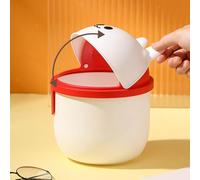 Piccolo cestino per rifiuti con coperchio scorrevole per rifiuti, per camera