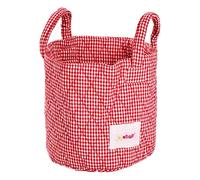 Piccolo Cesto Porta Tutto Rosso/Pois