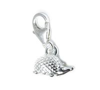 Piccolo charm carino riccio in argento sterling clip .925 x 1 ricci