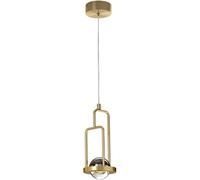 Piccolo Ciondolo in Rame Leggero Lampadario Nordico postmoderno Creativo Luce Dorata Comodino Ambiente Camera da Letto Minimalista Crystal Swag Soggiorno Decorazioni per la casa Lampade a Sospensione
