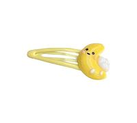 Piccolo Clip di Capelli Per Le Ragazze Calde Stereo Star/Luna Forma Dei Capelli Barrettes Giallo Dei Capelli Barrettes Per La Ragazza Coda di Cav