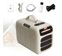 Piccolo Condizionatore Portatile 4800 BTU per Tenda da Campeggio, Climatizzatore Mobile Touch Panel + Telecomando, Ventilatore Rinfrescatore Senza Drenaggio per Ufficio
