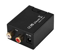 Piccolo convertitore Audio Digitale/analogico, Adattatore Audio Digitale da Fibra Ottica a analogica Progettato per la commutazione Audio Domestica e Professionale