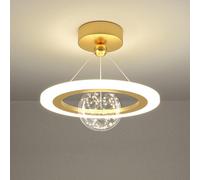 Piccolo corridoio Luce Luce LED Anello LAGGI STRUE Commercio Vetro Incontro AMPITO DIMMABILE ASSEGGIO BLACO Gold CENTURA Mide Centro MEDY Luce di AFFITO