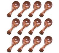 Piccolo Cucchiaio di Legno 10PCS Gelato Sale Miele Caffè Tè Zucchero