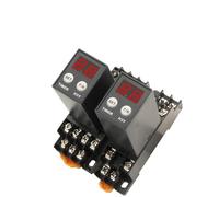 Piccolo Display Digitale H3Y-2/H3Y-4 Tempo Relè Ciclo di Controllo del Tempo Ritardatore 12V24V220V Con Presa di Base PYF08A/14A 1 Pz(DC24V,H3Y-2)