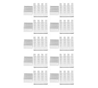 Piccolo dissipatore di calore in alluminio, Dissipatori di calore in alluminio da 20 pezzi for 2/3/4B c pu con supporto adesivo varie dimensioni