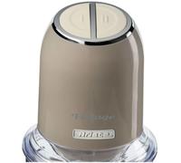 Ariete 438, Tritatutto Vintage, Chopper e Tritaghiaccio, 2 velocità, 4 lame in Acciaio Inox, Tazza graduata 600 ml, 400 W, Beige