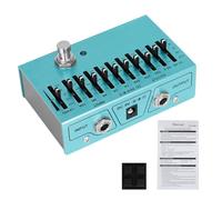 Piccolo Equalizzatori a 10 Segmenti Chitarra Effetti Box Effetti Chitarra Regolatore di Frequenza Accessorio Suono Equalizzatori Pedale Portatile Equalizzatori Dispositivo