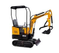 Piccolo escavatore cingolato, mini scavatore da 1 tonnellata per scavi precisi, lavori di costruzione e ristrutturazione del giardino