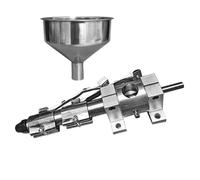 Piccolo estrusore da tavolo Estrusore microplastico Polvere adesiva Linea di stampa 3D Estrusore a vite singola(Double heating coil)