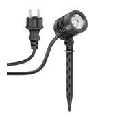 Piccolo faretto da giardino a LED con picchetto di terra TARL per esterni spina