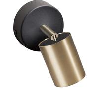 Piccolo Faretto EYE Ottone Nero Rotondo Moderno Versatile Lampada Spot