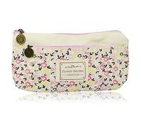 Piccolo fiore mano che tiene il telefono cellulare borsa doppia cerniera penna borsa cancelleria BagDurability