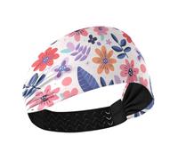 Piccolo Fiore Schiacciato Antiscivolo Sport Fasce per le donne Elastiche Sudato bande per Calcio Palestra Allenamenti cintillos de pelo para mujeres