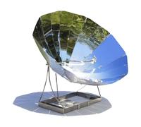 Piccolo fornello solare con specchio parabolico pieghevole