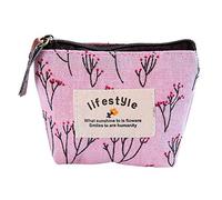 Piccolo fresco floreale Portamonete Stile Rustico Mini Cartoon Coin Canvas Bag Borsa Portafoglio Processo Professionale