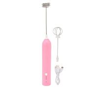 Piccolo Frullino Per Le Uova Per Uso Domestico, Mini Frullatore Multifunzionale, Frusta Per Frullatore Per Bevande Agitatore Elettrico Portatile Creatore di Schiuma Frusta Schiuma(rosa)