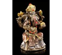 Piccolo Ganesha Figura - Indiano Divinità Felicità Salute Benedizione Regalo
