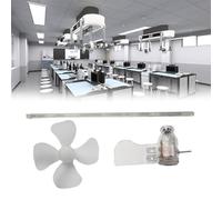 Piccolo generatore eolico con rotazione a 360°, efficiente luce rossa a LED, strumento educativo portatile per dimostrare i principi dell'energia rinnovabile