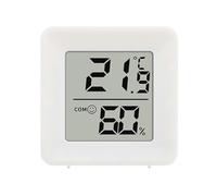 Piccolo Igrometro Digitale Termometro, Interno Termometro Dell'atmosfera, termometro da casa, igrometro, misura umidità, temperatura, per Il Benessere in Ufficio e in casa, camera da, bianco