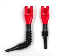 Piccolo imbuto quadrato per versare olio e rifornimento di carburante, progettato per fornire un flusso controllato e resistere all'usura per uso in cucina e automobilistico (rosso)