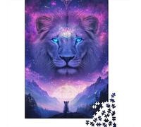 Piccolo Leone Re Puzzle 1000 Pezzi Gioco di Puzzle 1000 Pezzi Carta Puzzle per Adulti Animali Interazione Familiare Relax Regalo Casa 38x26cm/1000pcs