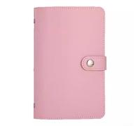 Piccolo libro contabile progettato per l'organizzazione della cassa e il monitoraggio delle spese (rosa)