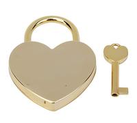 Piccolo Lucchetto a Forma di Cuore con Chiave, Lucchetto Vintage in Metallo Forniture Artigianali per la Casa con Chiave, Lucchetto 'amore per Diario, Portagioie, Scatola per