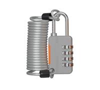 Piccolo lucchetto antifurto a combinazione per armadietti da palestra, bagagli e oggetti personali - Lucchetto in metallo con password, compatto 2,9 x 7 x 1,8 cm (argento)