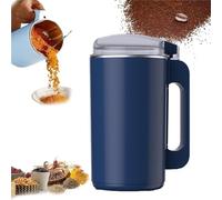 Piccolo Macinino per Polveri, Macina Multifunzionale in Acciaio Inossidabile, Macinino Elettrico a 8 Lame per Polveri Finissime, per Erbe, Spezie, Caffè, Noci, Cereali (Blu/Bianco),Blue