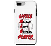 Piccolo Messia ha amato il giocatore di baseball Cool Baseball Christian Custodia per iPhone 7 Plus/8 Plus