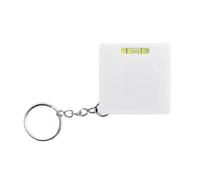 Piccolo metro a nastro in acciaio con livelle a bolla, lunghezza 1 m, facile da trasportare, portachiavi, meccanismo di ritrazione automatica, custodia in ABS resistente, nastro in acciaio a doppia