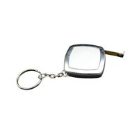 Piccolo metro a nastro in acciaio, portachiavi, misuratore retrattile per interni ed esterni, strumento di misurazione portatile, metro a nastro portatile