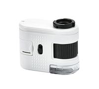 Piccolo microscopio portatile di ingrandimento 100X per smartphone con illuminazione a LED e clip sulla lente d'ingrandimento dei gioielli di design