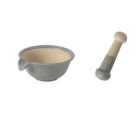 Piccolo mortaio e pestello lucidato, Set di pestelli for uso domestico in ceramica for macinare l'aglio, utensili da cucina for pestare l'aglio, set di presse for aglio in ceramica ad alta temperatura