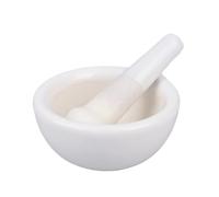 Piccolo mortaio e pestello lucidato, Set di spezie, ciotola in ceramica, utensili da cucina for alimenti duri, spezie alla vaniglia, tè, aglio, macina spezie, erbe aromatiche(S)