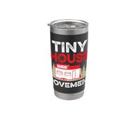 Piccolo Movimento Casa Piccola Casa Vita Piccole Case Vivere Piccolo Piccolo Bicchiere termico in acciaio inox doppia parete