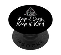 Piccolo Natale Pocket Cuori Grafica Subtle Winter Love PopSockets PopGrip Adesivo