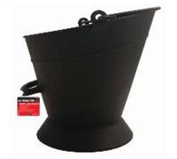 Piccolo Nero Carbone Secchio - Tradizionale Metallo Fuoco Recipiente FS301