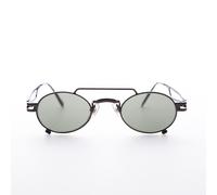 Piccolo Nero Steampunk Aviatore Con Lenti Verdi Ovali - Il Professore