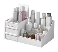 Piccolo organizer per trucchi, organizer per trucchi in PP con cassetti, contenitore per cosmetici di capacità, supporto per trucco per rossetti, lozioni, bellezza per la cura della pelle ;1