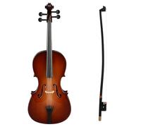 Piccolo ornamento artigianale in legno di cello, design elaborato con supporto per presentazione, per vetrine da tavolo e regali per gli amanti della musica, elegante decorazione per la stanza del