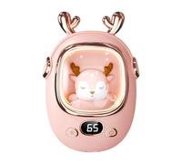 Piccolo pacchetto di calore ricaricabile con funzione luce notturna, tecnologia di riscaldamento rapido, sostanza ABS, eccellente per gli studenti, tostapane a mano a termoregolazione sicura