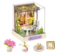 Piccolo paesaggio in miniatura fai da te, artigianato fatto a mano, kit creativo per casa delle bambole, mini mobili, casa giocattolo per adulti, regali di assemblaggio (tempo libero)