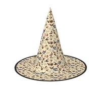 Piccolo panda per Halloween, cappello da strega, feste, cosplay | Cappello da mago per Halloween, Natale, Death God, vampiro, mago, cosplay, spettacolo, decorazione di carnevale