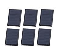 Piccolo Pannello Solare, 10 Pezzi Caricatore Solare Mini Celle Solari Modulo Pannello Solare Resistente Agli Agenti Atmosferici per Progetti Scientifici Luce Giocattolo 0,15 W 5 V