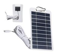 Piccolo Pannello Solare, Caricatore Del Pannello Solare | Pannello Solare 2W 5V Per Telecamera Di Sicurezza,Caricatore Solare Per Apparecchi Elettrici Regolabile A 360 Gradi Stabile, Supporto USB