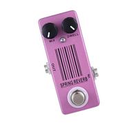 Piccolo pedale per effetti riverberi in lega di alluminio con mix e impostazioni regolabili Accessorio per chitarra per chitarristi Pedale per chitarra portatile